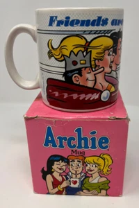 1988 Archies Kaffeebecher Friends are Forever ARCHIE COMICS mit Box - Bild 1 von 9