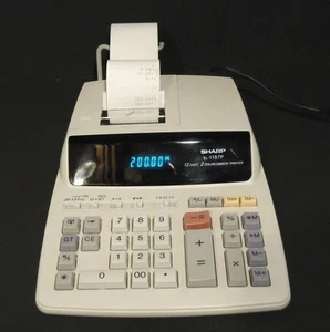 Sharp EL--1197P 12 Digit , 2 color printer ribbon printer - Picture 1 of 9