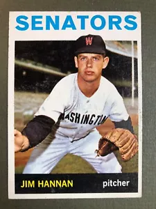 Carta Baseball 1964 Topps Jim Hannan #261 Washington Senators Bella! - Foto 1 di 4