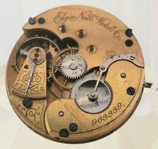 Elgin 16s Convertable  pocket watch movement -ai