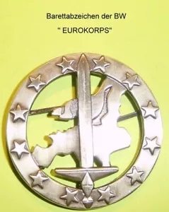" EUROKORPS " BW Barettabzeichen - Bild 1 von 1