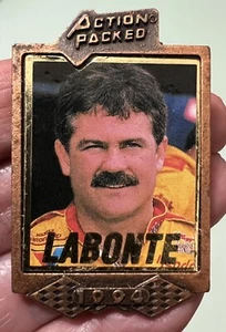 Vintage 1994 Action Packed Photo Pin NASCAR Race Car Driver Terry LABONTE - Picture 1 of 3