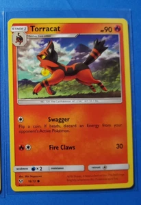 Tarjeta Pokémon Torracat 16/73 SM Shining Legends común casi nueva - Imagen 1 de 1