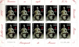Hoja completa de estampillas de Mónaco n.º 2281 Nuevo ** MNH - Imagen 1 de 1