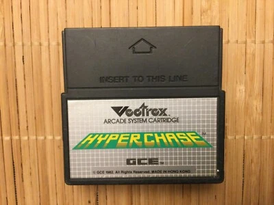 Vintage Vectrex Hyperchase Arcade Video Game Cartridge - Image 1 of 2