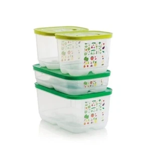 Original Tupperware Fridgesmart Containers 4 Pc Set BRAND NEW - Picture 1 of 4