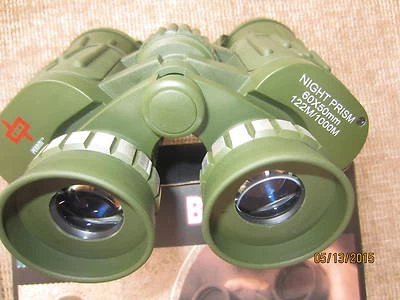 Day/Night Prism 60x50 Military Style Camo   Binoculars    - Image 1 of 4