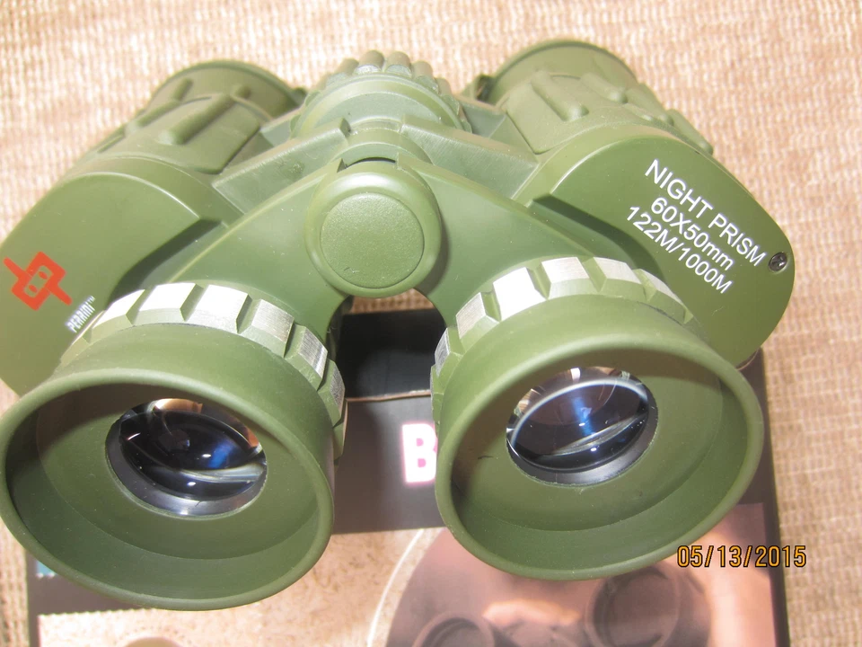 Day/Night Prism 60x50 Military Style binoculars Camo  - Image 1 of 4