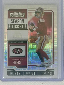 Boleto de temporada 2023 Panini Contenders fútbol Brock Purdy Holofoil Mojo #86 - Imagen 1 de 2