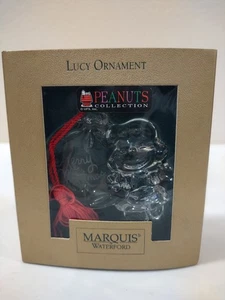 Peanuts Weihnachtsschmuck Lucy Figur Marquis Waterford Kristall  - Bild 1 von 5
