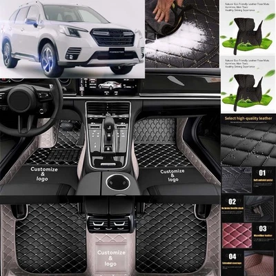 For Subaru Forester Car Floor Mats Custom Waterproof Luxury Carpets Auto Liner Foto 1 de 4
