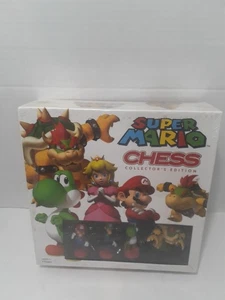 New! Super Mario Chess Set Collectors Edition Board Game USAopoly 32 Piece - Picture 1 of 5