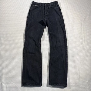 Moschino Jeans Made In Italy Back Zip Black 26x30 - Picture 1 of 12