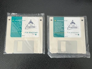 NEW Sealed AOL America Online 3.5" Floppy Program Disk - Windows - v2.0 - Picture 1 of 3