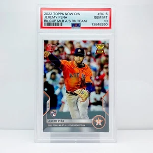 JEREMY PENA - 2022 Topps Nows - Rookie Cup - Astros - RC - PSA 10 Gem Mint - Picture 1 of 2