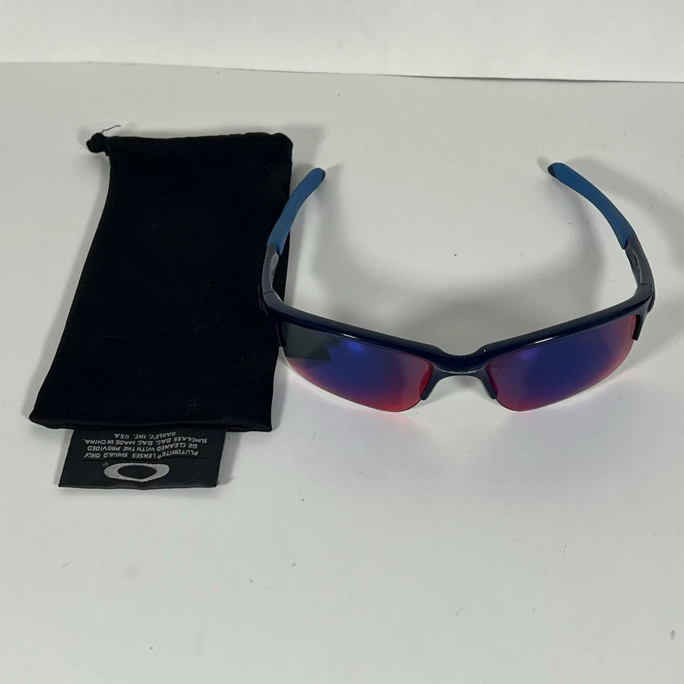 Óculos de sol Oakley Quarter Jacket 009200-04 armação marinha lente irídio vermelha positiva - Imagem 1 de 4