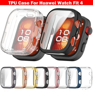 for Huawei Watch Fit 4 Soft TPU Full Protective Case Screen Protector Cover - Picture 1 of 20