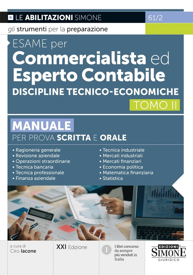 Ciro Iacone Esame per Commercialista ed Esperto Contabile - Discipli (Paperback) - Image 1 of 1