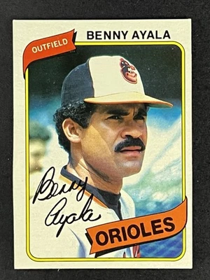 1980 Topps Benny Ayala Baltimore Orioles #262 - Image 1 of 3