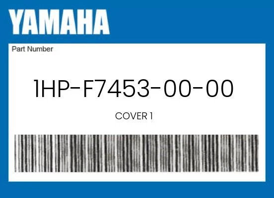 Yamaha Genuine Cover 1 - 1Hp-F7453-00-00 - Image 1 of 4