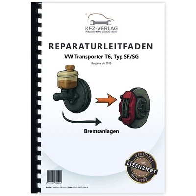 VW Transporter T6 ab 2015 Bremsanlagen Bremsen System Werkstatthandbuch - Bild 1 von 4