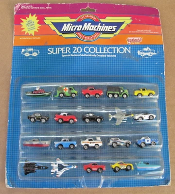 Micro Máquinas Galoob 1988 Colección Super 20 Sobre Tarjeta Precintada Nº 6406 Foto 1 de 4