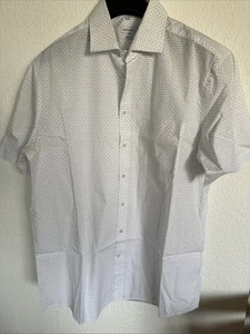 Seitensticker Hemd Kurzarm L  41  16 Mit Brusttasche Herren - Bild 1 von 4