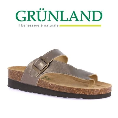 Grunland Ciabatta Donna Infra-alluce Anatomica HOLA CB0084 Bronzo - Infradito - Immagine 1 di 4