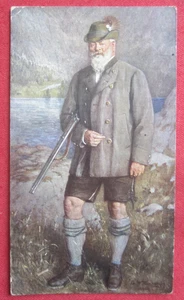 Orig. Pk. Künstlerkarte Porträt Adel Prinzregent Luitpold von Bayern Jäger 1912 - Bild 1 von 11
