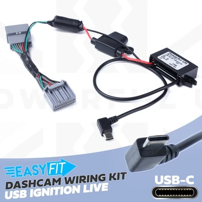 12v power tap-in +USB-C plug for Range Rover Sport L494 overhead console dashcam - Image 1 of 4