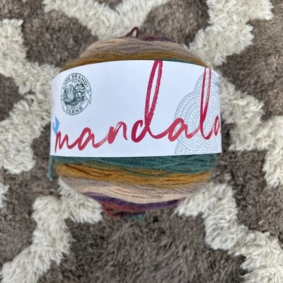 Lion Brand Mandala Acrylic Yarn 5.3 Oz 590 Yd #215 Warlock 1 Skein - Image 1 of 4
