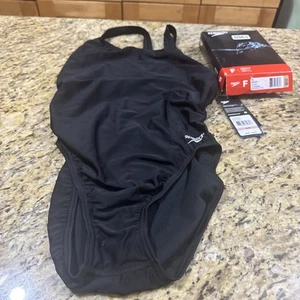 Speedo Damen Badeanzug Einteiler ProLT Super Pro Solid Erwachsene - Neu mit Etikett schwarz 12/38 - Bild 1 von 7