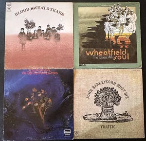 1960s ROCK vinyl LP lot -Blood S & T - The Guess Who - Moody Blues - Traffic - Imagen 1 de 9