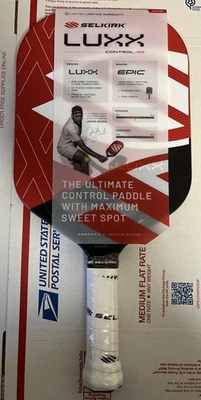 Selkirk LUXX Control Air Epic Pickleball Paddle - Red - NEW - Image 1 of 3