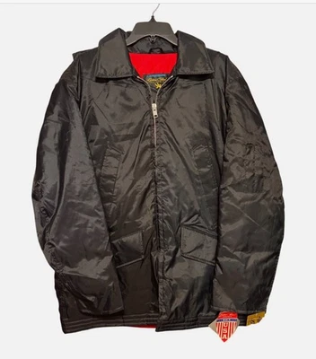 Vintage 70s I.Spiewak Golden Fleece Parka Sz 46 Dupont Hollofil Zip Hood USA NWT - Image 1 of 4