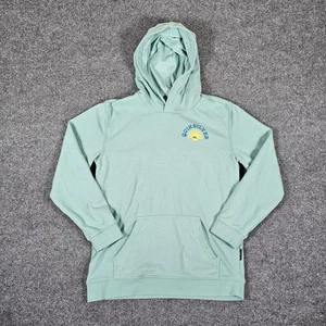 Y2K Quiksilver Herren Hellblau Sonne Logo Hoodie Pullover Sweatshirt Gr. Medium - Bild 1 von 6
