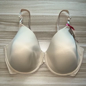 Maidenform 38DD One Fab Fit T-Shirt Shaping Underwire Bra Body Beige Nude 7959 - Picture 1 of 14
