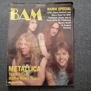 VTG JUN 20 1986 BAM Magazine #234 METALLICA w/Cliff Burton Bay Area - Picture 1 of 3