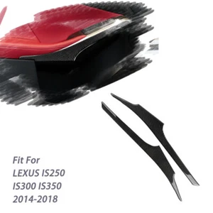 Carbon Fiber For LEXUS IS250 IS300 IS350 14-18 Door Armrest Sticker Cover Trim-E - Picture 1 of 1