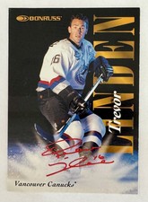 1997-98 Donruss Trevor Linden Charity Hockey Card Offer - Vancouver Canucks