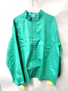NSG Proban FR Flame Resistant Green Denim Welding Shirt Jacket LARGE-3XL (HR) - Bild 1 von 7