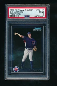 2010 Bowman Chrome Prospects #BCP110 D.J. LeMahieu PSA 9 Mint Chicago Cubs RC - Picture 1 of 2