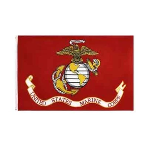 Marine Double Sided 3x5ft Heavy Duty Polyester Flag/Banner- - Picture 1 of 6