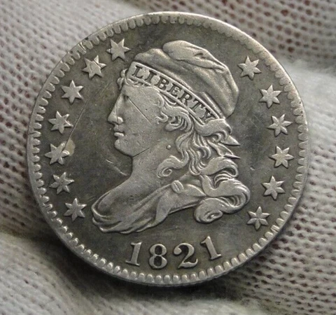 1821 Capped Bust Dime Cover