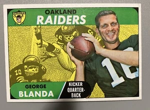 1968 Topps Football #142 George Blanda Ex-Mt - Bild 1 von 2