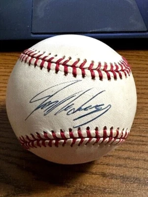 IVAN RODRIGUEZ 2 SIGNED AUTOGRAPHED OAL BASEBALL! Rangers, Tigers!  JSA!  EARLY! - Image 1 of 2