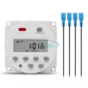 CN101S DC12V 24V AC110V 220V Timer Switch Controller Programmable Timing Switch - Picture 1 of 108