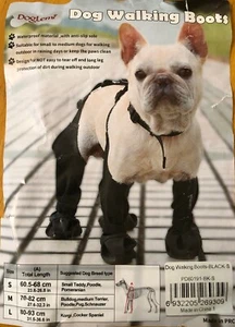 Outdoor Walking Running Hiking Booties with Auxiliary Strap Adjustable Dog Shoes - Picture 1 of 13