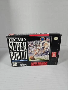 NUR VERPACKUNG Tecmo Super Bowl II Special Edition SNES Super Nintendo OHNE SPIEL - Bild 1 von 8