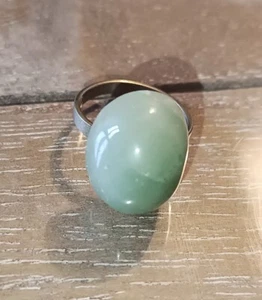 Verstellbarer Ring mit Aventurinstein - Bild 1 von 5